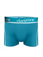 Beyaz Çizgili Turkuaz Erkek Boxer Darkzone DZN3105