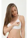 Beyaz Emzirme Sütyeni Pamuklu Likralı Arma Yıldız 3719