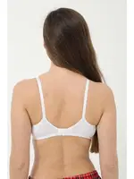 Beyaz Emzirme Sütyeni Pamuklu Likralı Arma Yıldız 3719 Beyaz görsel 4