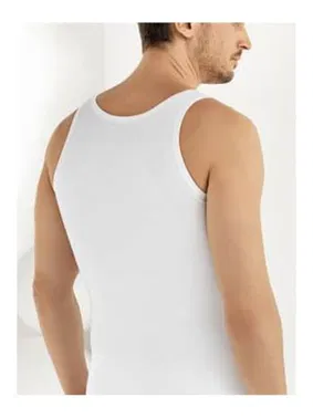 Sistina Kalın Askılı Pamuklu Beyaz Erkek Atlet Sistina 01 - Alternatif Görünüm