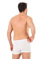 Beyaz Erkek Pamuklu Modal Boxer Özkan 11897 Beyaz detay görünüm