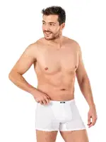 Beyaz Erkek Pamuklu Modal Boxer Özkan 11897 Beyaz farklı açı