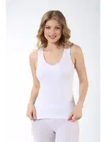 Beyaz Geniş Askı Güpürlü Atlet 3lü Set Arma Yıldız 3328 - 3 ADET Beyaz farklı açı