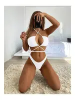 Beyaz Özel Tasarım İç Çamaşır Takımı Super Model missisX 1409 Beyaz