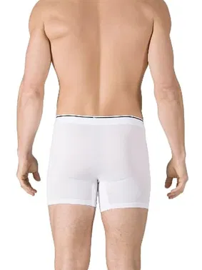 Özkan Beyaz Özkan 11314 Erkek Penye Likralı Pamuklu Boxer - Alternatif Görünüm