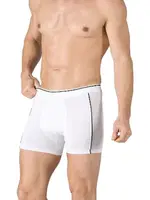 Beyaz Özkan 11314 Erkek Penye Likralı Pamuklu Boxer Beyaz görsel 4