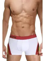 Beyaz Parçalı Desenli Erkek Boxer Darkzone DZN4102