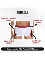 Beyaz Parçalı Desenli Erkek Boxer Darkzone DZN4102 görsel 5