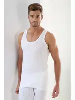 Beyaz Penye Büyük Beden Atlet Arma Yıldız 9142 Beyaz farklı açı