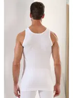 Beyaz Penye Büyük Beden Atlet Arma Yıldız 9142 Beyaz detay görünüm