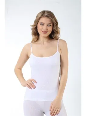 Arma Yıldız Beyaz Ribana İp Askılı Atlet Arma Yıldız 3304