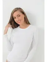 Beyaz Ribana Uzun Kollu Badi 2li Paket Arma Yıldız 3343 - 2 ADET Beyaz farklı açı