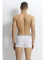 Beyaz Strech Cotton Erkek Boxer Wooster W-009 - 3 Adet Beyaz farklı açı