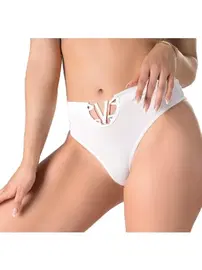 Real Passione Beyaz V Seksi String Külot Real Passione 354