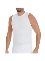 Bisiklet Yaka Pamuk 3'lü Paket Erkek Beyaz Sıfır Kollu Ribana Atlet Yıldız 10 Beyaz