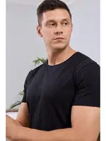 Bisiklet Yaka Siyah Erkek T-shirt Darkzone DZN8501 Görsel görsel 4