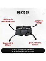 Biyeli Antrasit Erkek Boxer Darkzone DZN3209 detay görünüm