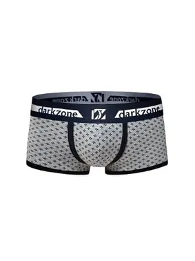 Darkzone Biyeli Desenli Gri Erkek Boxer Darkzone DZN3213