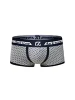 Biyeli Desenli Gri Erkek Boxer Darkzone DZN3213
