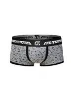 Biyeli Joystick Desenli Gri Erkek Boxer Darkzone DZN3214