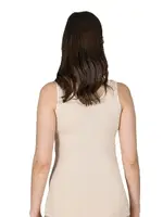 Biyeli Pamuklu Modal Esnek Yumuşak Kalın Askılı Örme Kadın Atlet Özkan 25487  Ten görsel 8