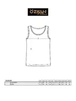 Biyeli Pamuklu Ribana Esnek Rahat Kalın Askılı Örme Kadın Atlet Özkan 0111 görsel 13