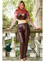 Bolero, Büstiyer ve Pantolon Takım Anıl 9761 Gül Kurusu detay görünüm