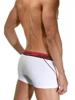 Bordo Çizgili Beyaz Erkek Boxer Darkzone DZN3102 detay görünüm