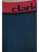 Bordo Çizgili Füme Erkek Boxer Darkzone DZN3111 farklı açı