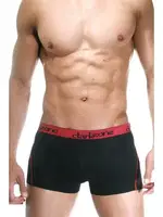 Bordo Çizgili Siyah Erkek Boxer Darkzone DZN3101