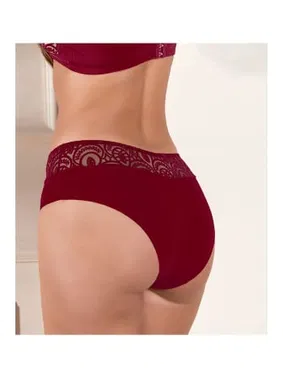 Gallipoli Bordo Dantelli Kadın Slip Külot Bordo Gallipoli 21821 - Alternatif Görünüm