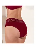 Bordo Dantelli Kadın Slip Külot Bordo Gallipoli 21821 Bordo detay görünüm