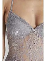 Asimetrik Kesim Çapras Askılı Saten Dantelli Gecelik Pierre Cardin 645 görsel 14