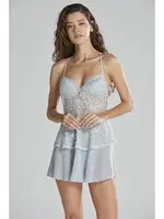 Asimetrik Kesim Çapras Askılı Saten Dantelli Gecelik Pierre Cardin 645 görsel 10