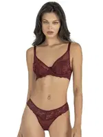 Bralet Sütyen Takım Fabony 4170 Bordo