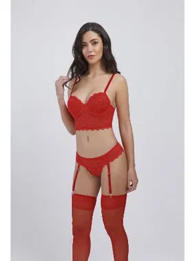 Büşra Balenli Desteksiz Jartiyer Sütyen Takım Büşra 111