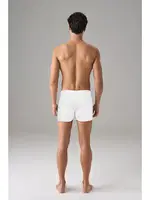 Büyük Beden Battal Boy Basic Pamuklu Erkek Boxer Doreanse 1892PP Beyaz detay görünüm