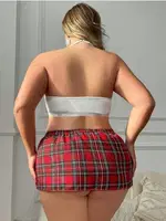 Büyük Beden Ekose Fantezi Kostüm For Dreams 8488 farklı açı