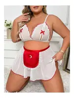 Büyük Beden Fantezi Kostüm For Dreams 8481 Beyaz farklı açı