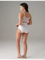 Büyük Beden Kadın Slip Korse Doreanse 5913P Beyaz detay görünüm