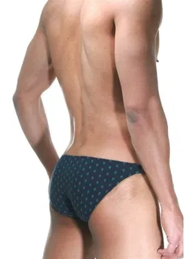 Darkzone Çam Ağacı Desenli Lacivert Erkek Slip  Darkzone DZN6427 - Alternatif Görünüm