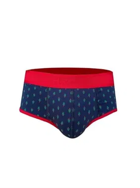 Darkzone Çam Ağacı Desenli Lacivert Hipster Erkek Slip  Darkzone DZN6122