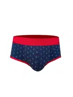 Çam Ağacı Desenli Lacivert Hipster Erkek Slip  Darkzone DZN6122