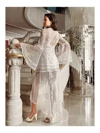 İmaj Çapraz Askılı Kuyruklu 2li Tül Fantazi Gecelik Takımı İmaj 4208