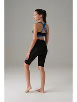 Çapraz Lastik File Detaylı Kadın Mavi Spor Sütyen Doreanse 5586 Mavi detay görünüm