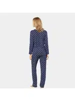 Patlı Çiçek Desenli Uzun Kollu Kadın Pijama Takımı Türen 3382 farklı açı