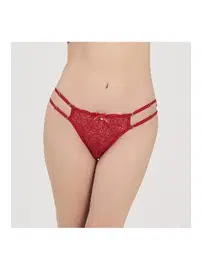 Moonlight Çift İpli Kırmızı Kadın Slip Külot Moonlight 3211