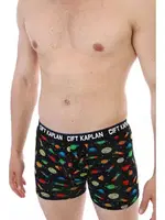 Çift Kaplan Erkek Boxer 796 Uzay Desenli Dijital Baskılı Görsel