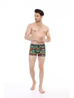 Çift Kaplan Erkek Boxer 796 Yazı Desenli Dijital Baskılı Görsel görsel 7