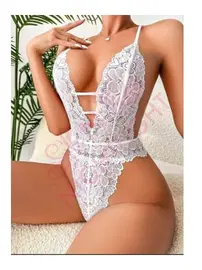 NightLight Dantel Beyaz Erotik Body NightLight 7006